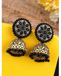 Buy Online Crunchy Fashion Earring Jewelry Brown Crystal Earring & Ring Combo  Jewellery CMB0161