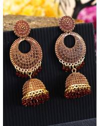 Buy Online Crunchy Fashion Earring Jewelry Gold Plated Gold Crystal Studs Earrings Jewellery CFE1452