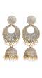 Gold Plated Chandbali Jhumki Earrings RAE0644