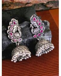 Buy Online Royal Bling Earring Jewelry Traditional Gold Plated Peach Pearls Jhumka Jhumki Earrings  Jewellery RAE0467
