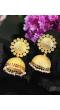 Traditional Gold Plated Jhumka Jhumki Earrings RAE0656
