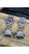 Oxidised German Silver Jhumka Jhumki Earrings RAE0660