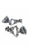Oxidized German Silver Black Unique Jhumka Jhumki Earrings RAE0666