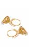 Traditional Gold Plated White Pearls Jhumka Jhumki Earrings RAE0682