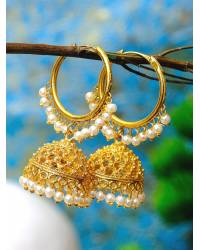 Buy Online Crunchy Fashion Earring Jewelry String of Hearts Golden Necklace Jewellery CFN0523