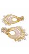 Traditional Gold Plated Multi Chandbali White Kundan Drop & Dangler Earrings RAE0704