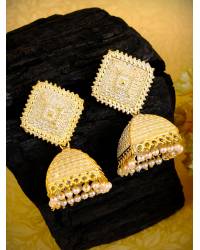 Buy Online Royal Bling Earring Jewelry Gold Plated Green Orange Jhumka Jhumki Earrings  Jewellery RAE0416