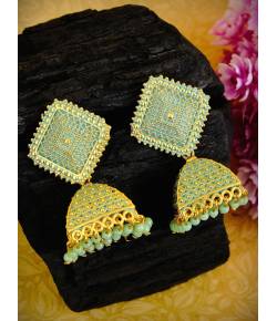 Traditional Gold plated Jhumka Jhumki Earrings RAE0744
