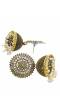 Traditional Gold Plated Jhumka Earring With White Pearl RAE0745