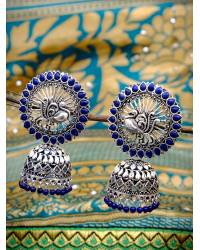 Buy Online Crunchy Fashion Earring Jewelry Turkish Style Oxidised German Silver Drop Earrings  Drops & Danglers CFE1539
