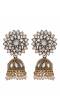 Gold-Plated Floral Kundan Earring Set RAE0775
