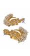 Traditional Gold Plated Kundan Earring With Pearls RAE0786