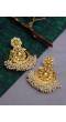 Traditional Gold Plated Kundan Earring With Pearls RAE0786