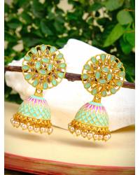 Buy Online Crunchy Fashion Earring Jewelry Alloy Golden Crystal Dangle Earring Jewellery CFE1263