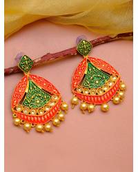 Buy Online Crunchy Fashion Earring Jewelry Traditional Gold Plated Black Jhumka Earrings  Jhumki RAE0411