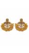 Traditional GoldPlated Kundan Dangler Earrings With Pearls RAE0833