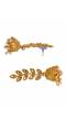 Gold Plated Golden Jhumka Jhumki Earrings RAE0859