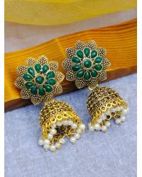 Buy Online Crunchy Fashion Earring Jewelry Floral Printed Ruffle Scrunchies  Jewellery CFH0136