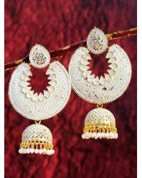 Buy Online Royal Bling Earring Jewelry Gold-plated meenakari Lamp style Pink  Hoop Earrings RAE1473 Jewellery RAE1473