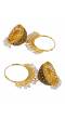 Oxidized Gold Plated Hoops Jhumka Earrings RAE0998