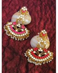 Buy Online Crunchy Fashion Earring Jewelry Lehar Danglers- Mehndi Green Ethnic Party Wear Earrings for Drops & Danglers RAE2442