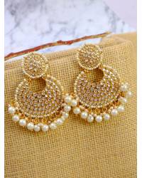 Buy Online Royal Bling Earring Jewelry Gold-plated meenakari Lamp style Pink  Hoop Earrings RAE1473 Jewellery RAE1473