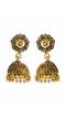 Indian Gold-Plated Floral Design Jhumka Earring Set RAE1077