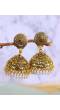 gold -plated Traditonal Tribal  Jhumka Earrings RAE1178