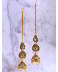 Buy Online Crunchy Fashion Earring Jewelry Boho Purple Beaded Tassel Earrings for Women/Girl' Drops & Danglers CFE1882