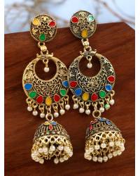 Buy Online Crunchy Fashion Earring Jewelry Embellished Gold Plated Necklace with Earrings  Jewellery CFS0290