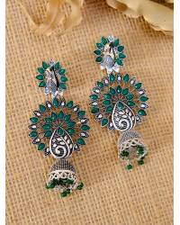 Buy Online Crunchy Fashion Earring Jewelry CZ Flower Ring Jewellery CFR0224