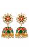 Gold-Plated Meenakari Work Multicolor Earrings Set RAE1310