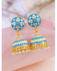 Buy Online Royal Bling Earring Jewelry Square CZ Ring Jewellery CFR0256