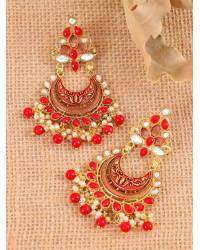 Buy Online Earring, Jewelry , Bags - Crunchy Fashion Gold-Plated Multi Layered Jewellery Set RAS0533 Jewellery Sets RAS0533 Crunchy Fashion 