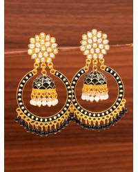 Buy Online Royal Bling Earring Jewelry Gold-plated Square Pearl  shape Pink Dangler Earring RAE1540 Jewellery RAE1540
