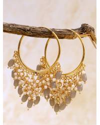 Buy Online Crunchy Fashion Earring Jewelry Gold Plated Blue Crystal Drop Earrings  Jewellery CFE1093