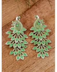 Buy Online Royal Bling Earring Jewelry Red Meenakari Long Jhumka Earrings for Stylish Women Jewellery RAE2409