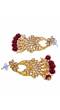 Traditional Gold-Plated Red Kundan Jewellery Set RAS0181