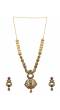 Indian Traditional Adorbs Gold-Plated Delight Pendant Set with Earrings RAS0250