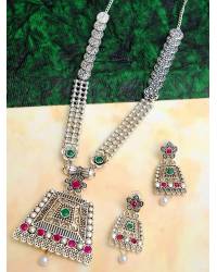 Buy Online Crunchy Fashion Earring Jewelry Gold Plated Pendant Necklace Set With Earrings  Jewellery CFS0247