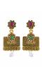 Traditional Gold-Plated Imitation Antique Pendant Necklace Set  with Earrings RAS0282