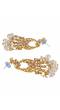 Traditional Gold-Plated Kundan Studded & Beaded Jewellery Set With Earrings & Maang Tika  RAS0286