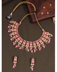 Buy Online Crunchy Fashion Earring Jewelry Golden Glam Dual Studs Jewellery CFE0426