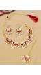 Ethnic Moon Design Chandbali Necklace with Earring & Maang Tika RAS0361