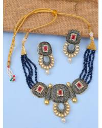 Buy Online Royal Bling Earring Jewelry Gold-Plated Pink Stone Leaf Jhumka Earrings  Jhumki RAE2256