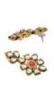 Crunchy Fashion  Kundan & Stone Black Pearl Multilayer Jewellery  Set  RAS0431