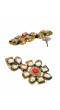 Crunchy Fashion  Kundan & Stone Black Pearl Multilayer Jewellery  Set RAS0435