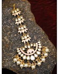 Buy Online Royal Bling Earring Jewelry Golden Choker Necklace Set With Earring& Tika Jewellery RAS0138