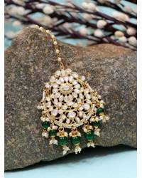 Buy Online Royal Bling Earring Jewelry Green Bahubali Style Jhumkis Earrings Jewellery RAE0565