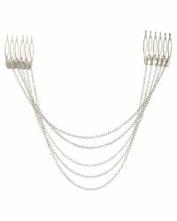 Buy Online Crunchy Fashion Earring Jewelry Crunchy Fashion Stylish Multi layer Hair Chain Jewellery CFH0080
